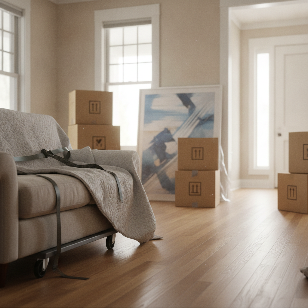 Furniture Moving - No Face and No Text